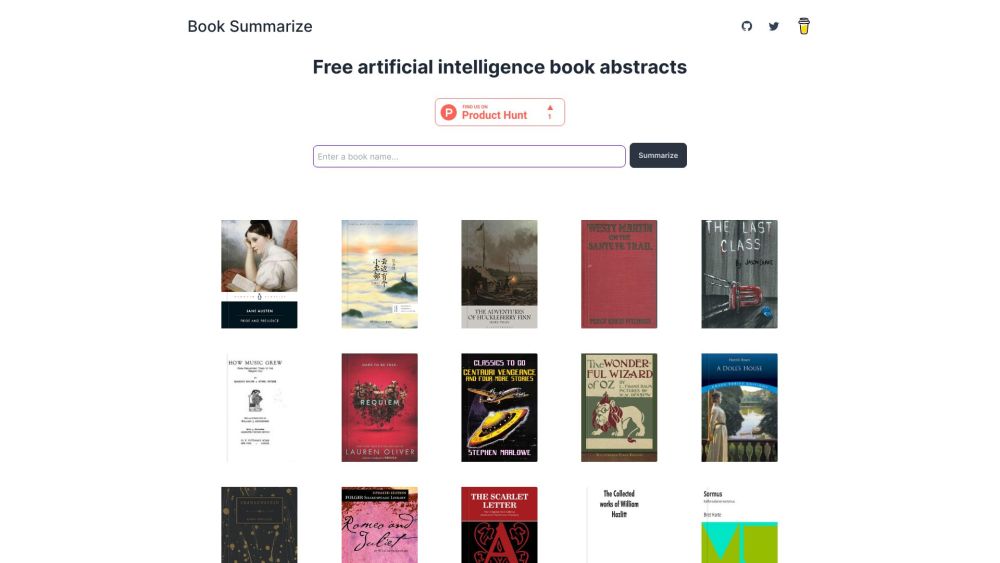 Summariesbooks website screenshot