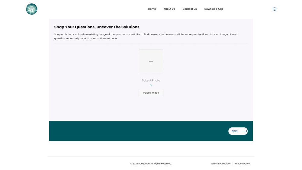 Snapandsolve website screenshot