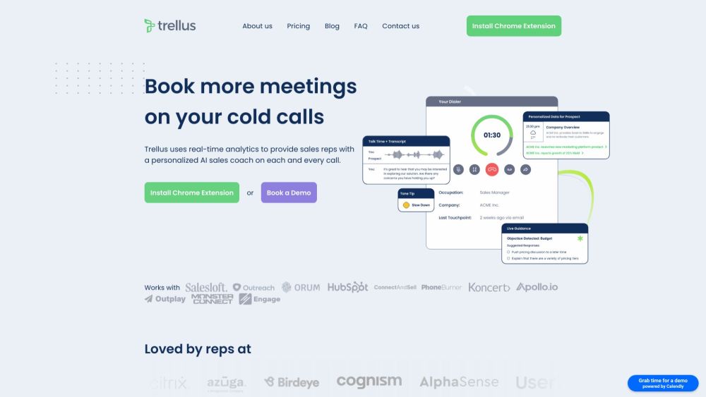 Trellus website screenshot