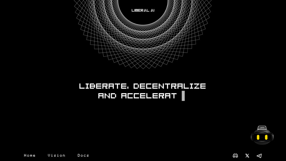 Liberalai website screenshot