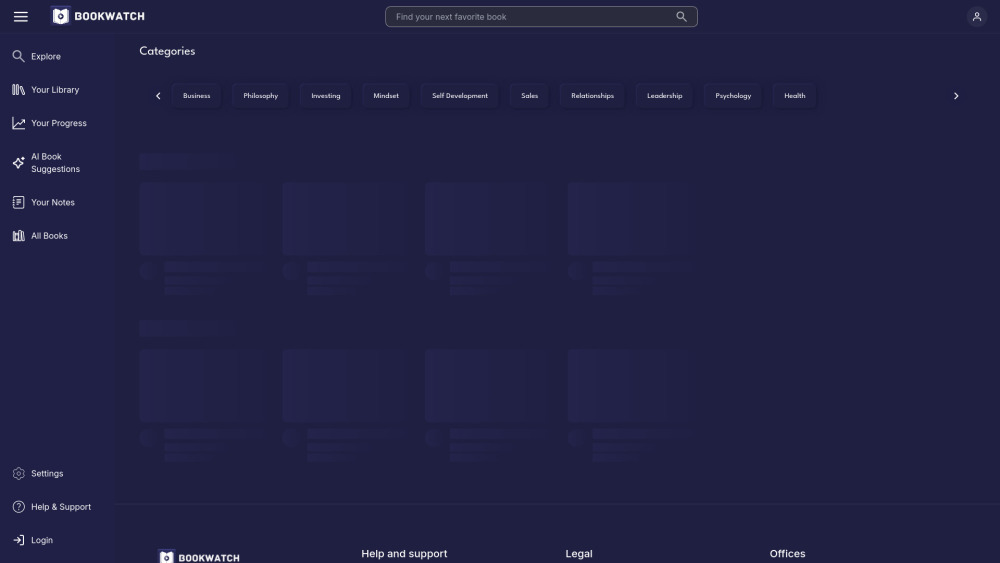 Bookwatch The 1St Visual Library website screenshot