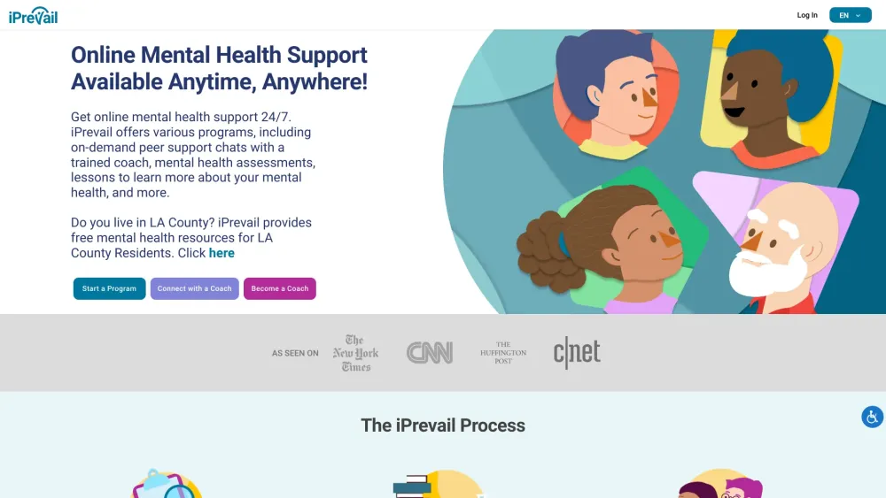 Iprevail Com website screenshot
