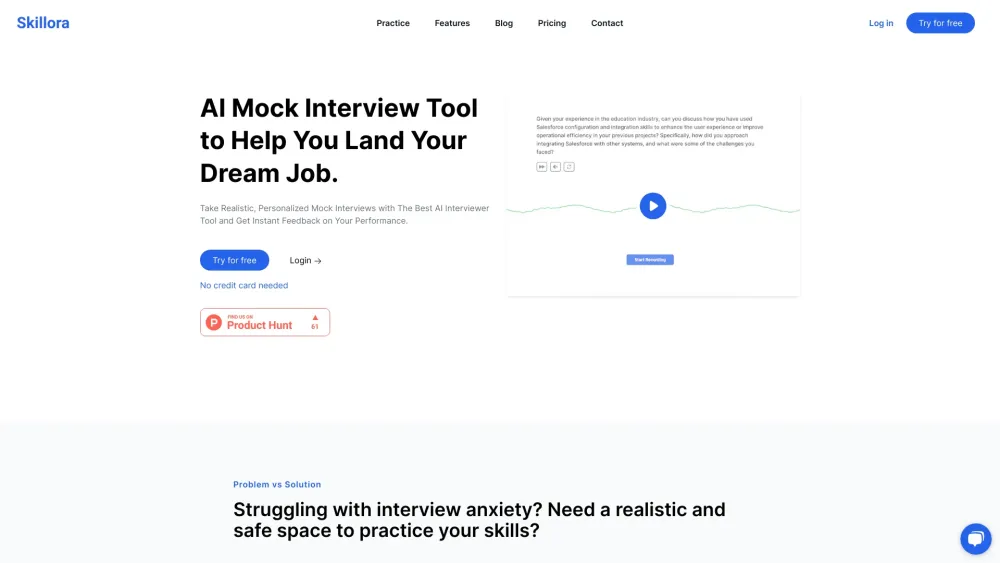 Skillora website screenshot