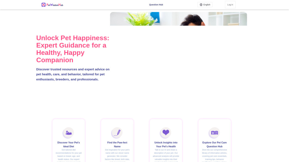 PetWisdomHub website screenshot