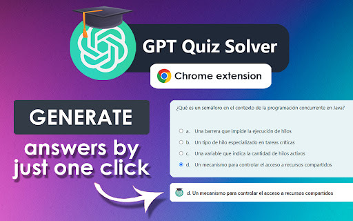 Moodle Gpt Quiz Solver website screenshot