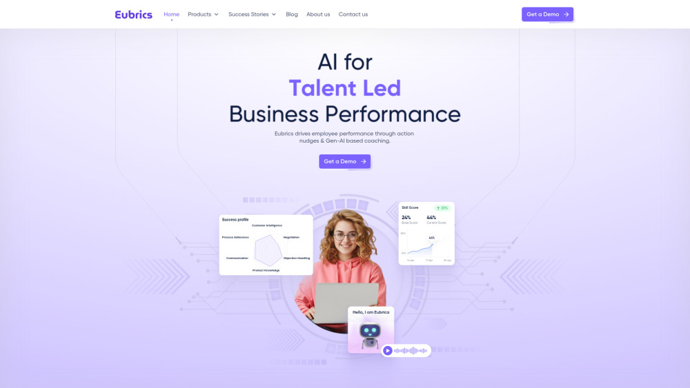 Eubrics website screenshot