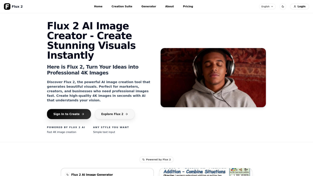 Flux 2 Ai 1 website screenshot