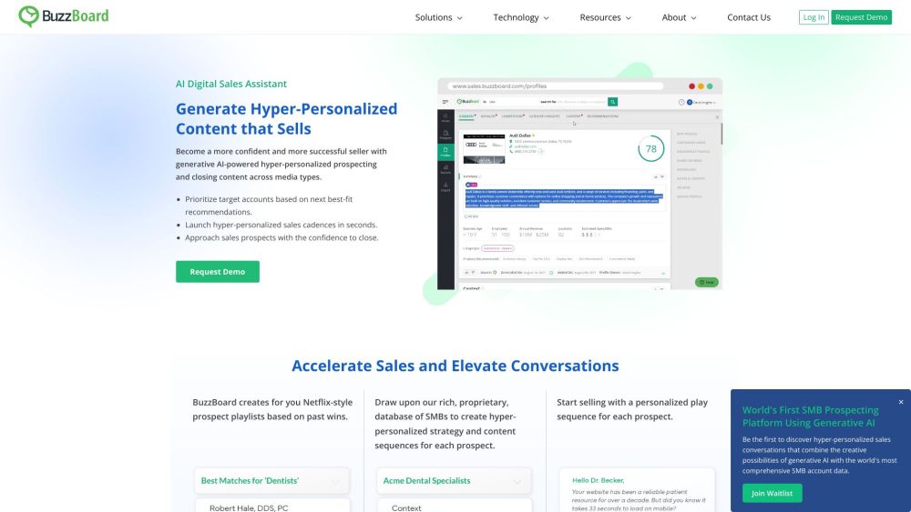 Ignite website screenshot
