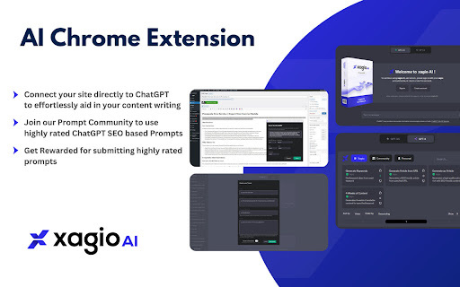 Xagio Ai Integrate Chatgpt Wordpress website screenshot