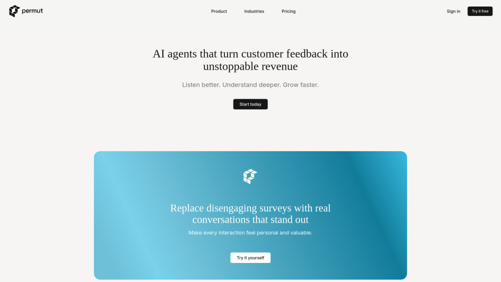 Permut website screenshot
