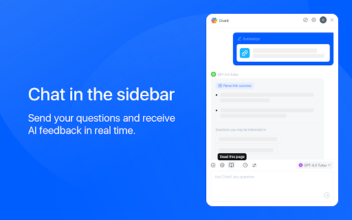 Chatx Your Ai Copilot For Web website screenshot