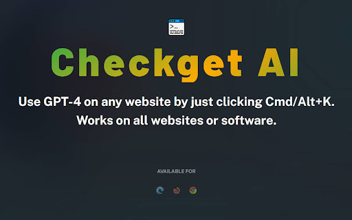 Checkget Ai website screenshot