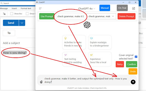 Chatgpt Enhancer For Extensive Text Operation website screenshot