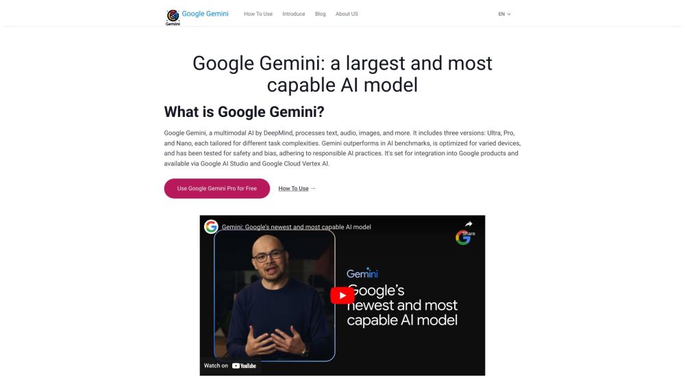 googlegemini website screenshot
