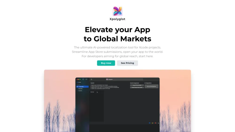 Xpolyglot website screenshot