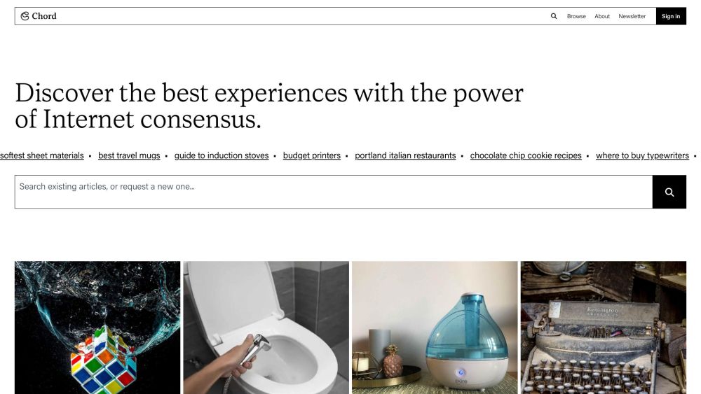 Chord website screenshot