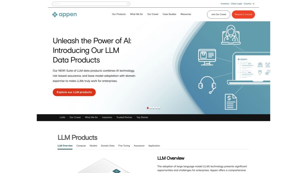 Appen Com website screenshot