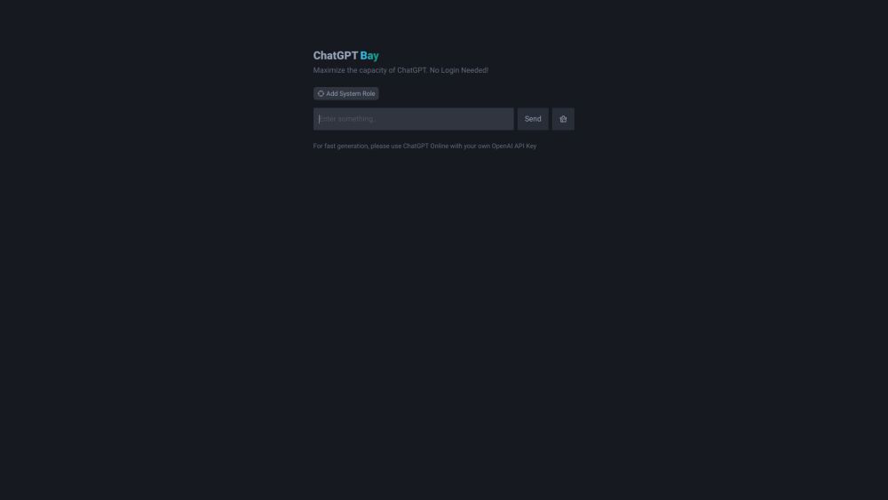 ChatGPT Online website screenshot