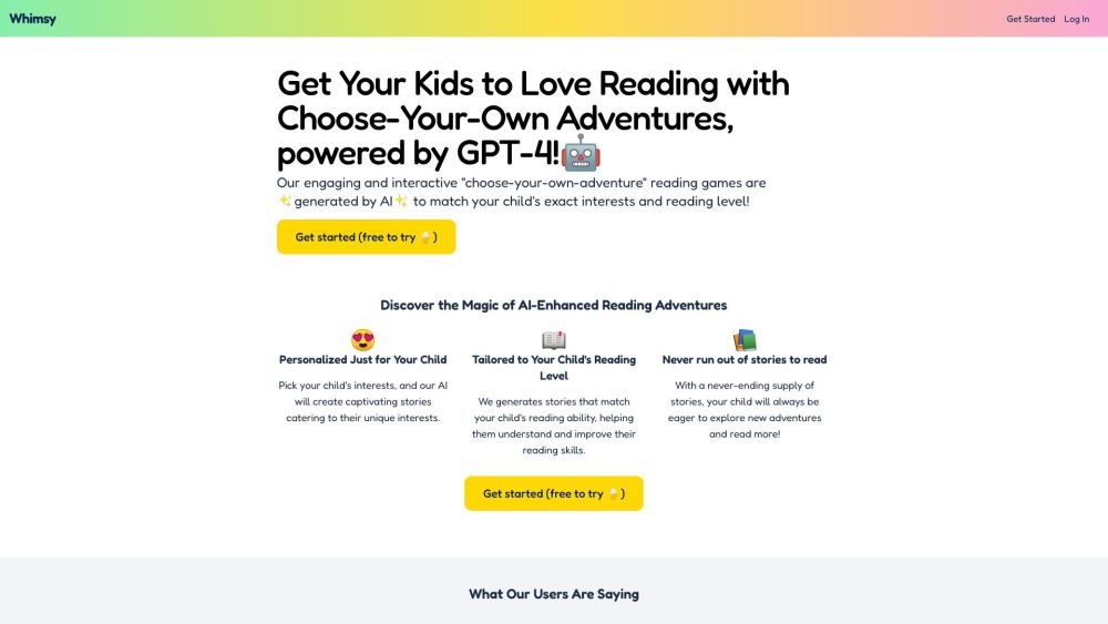 Whimsyworks website screenshot