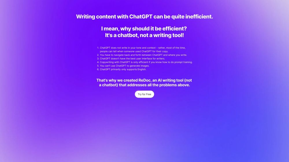 Redoc website screenshot