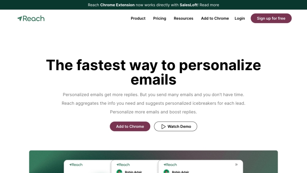 Magicreach website screenshot