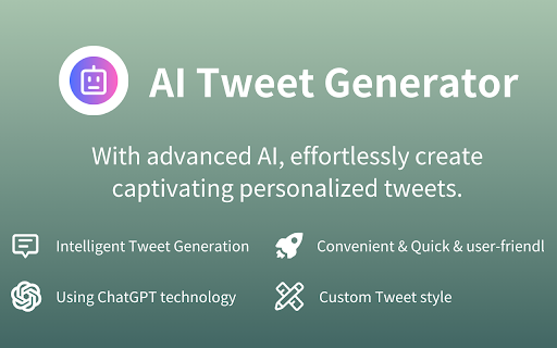 Ai Tweet Generator Chatgpt 4 website screenshot