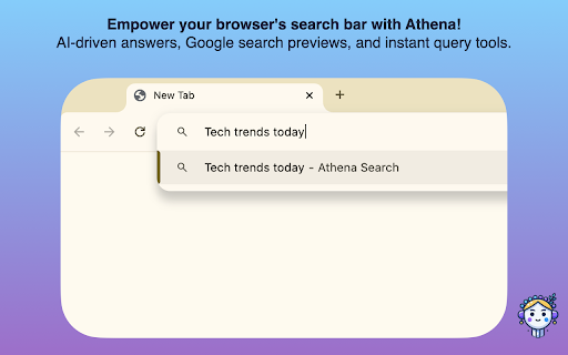 Athena Chatgpt Google Search Ai Assistant website screenshot