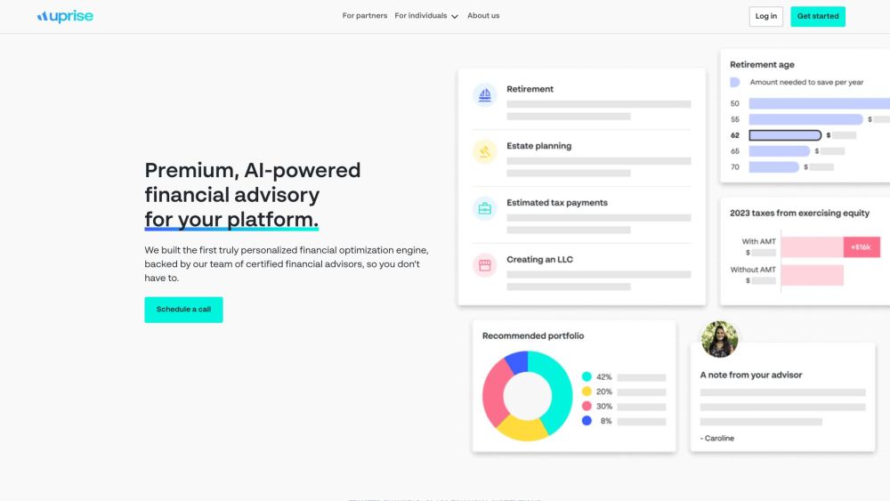 Uprise Embedded website screenshot