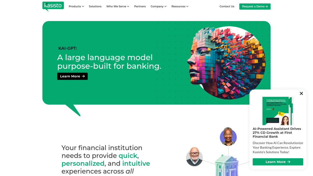 Kasisto Com website screenshot