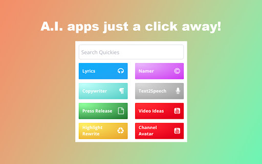 Quickie Ai 1 website screenshot