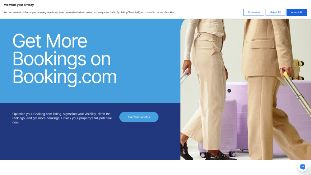 Getmorebooking Com website screenshot