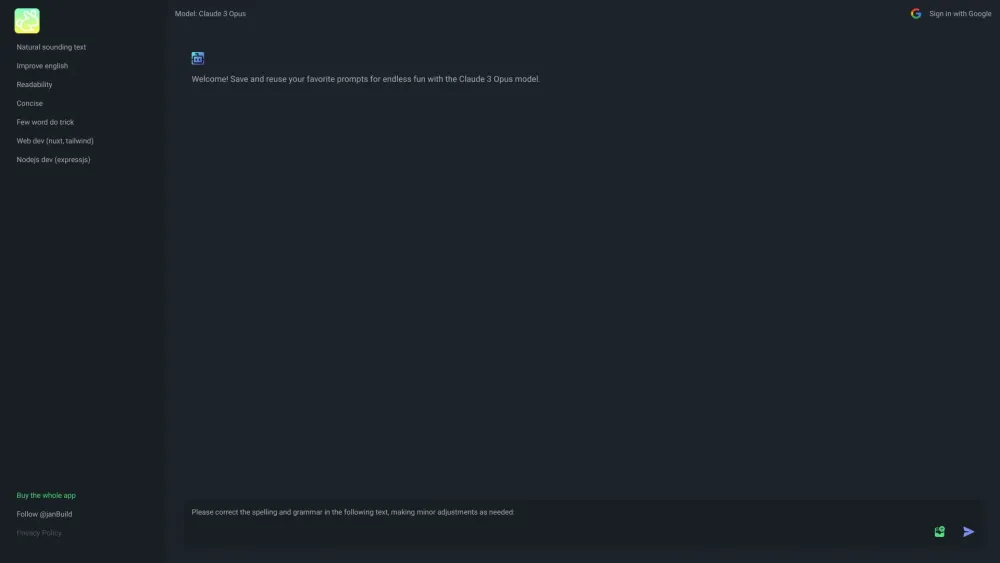 Templates Chat website screenshot
