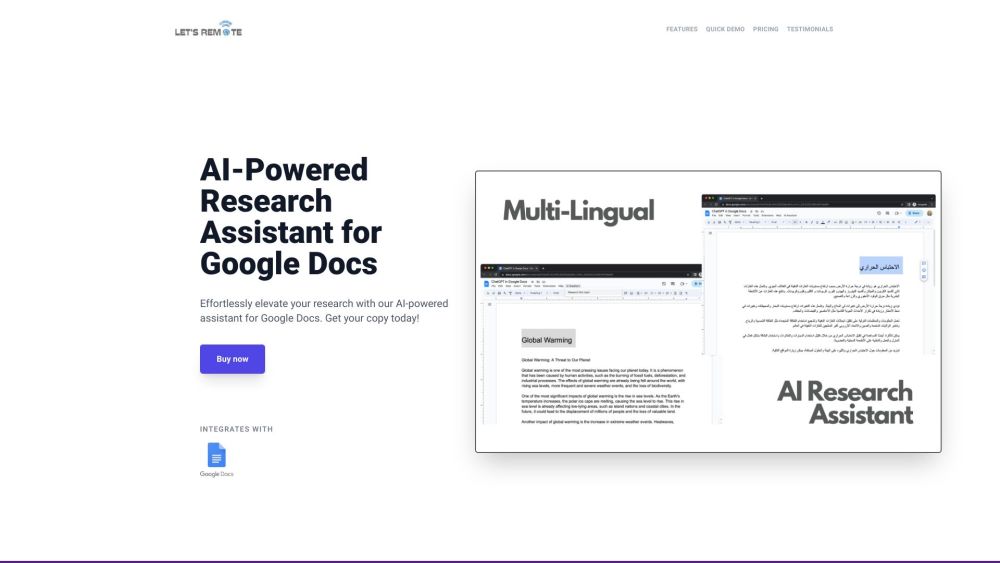 Research Pal website screenshot