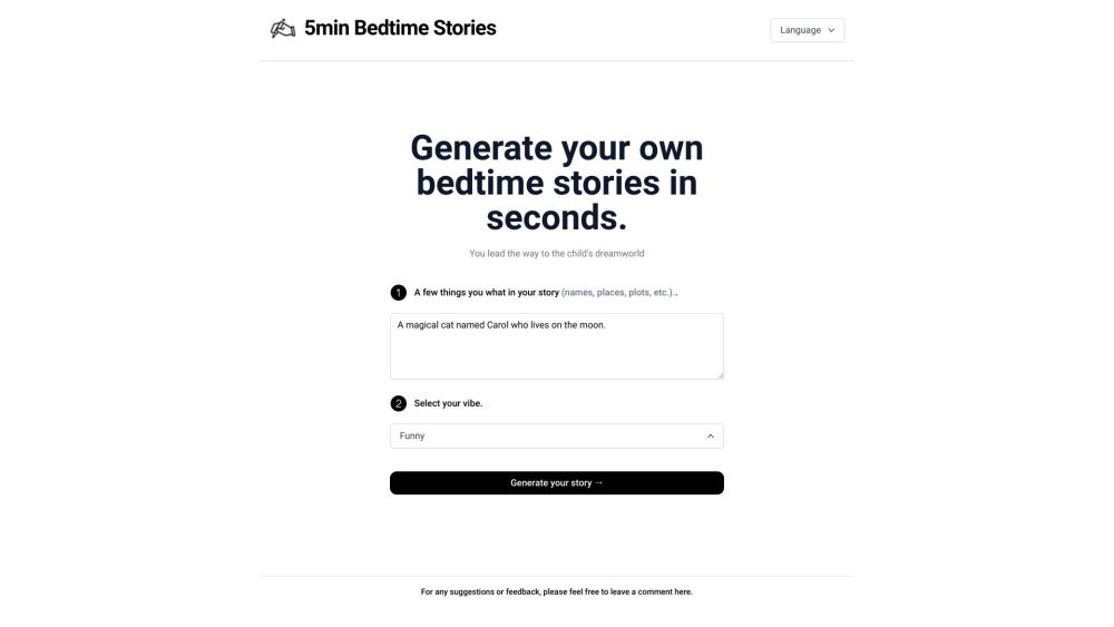 5minute Bedtime Stories logo