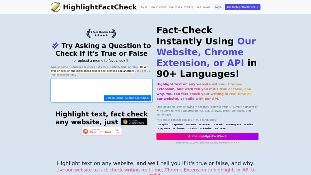 HighlightFactCheck logo