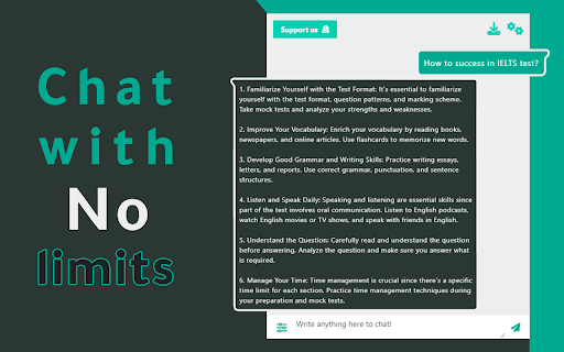 ChatGPT Brain Chrome Extension website screenshot