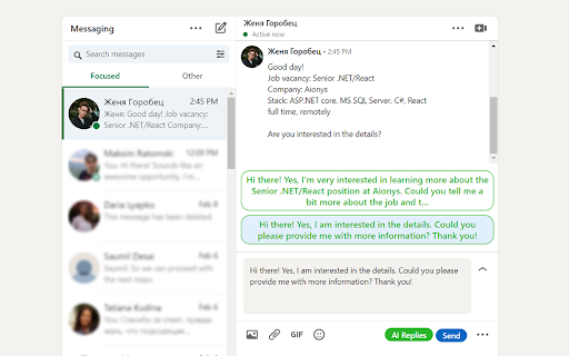 Quickthink Chatgpt Linkedin Assistant website screenshot
