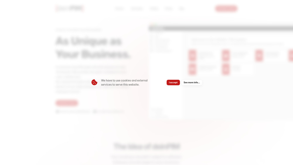 Deinpim website screenshot
