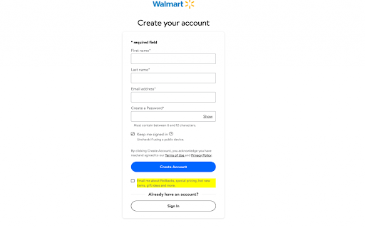 Uncheck Subscription website screenshot