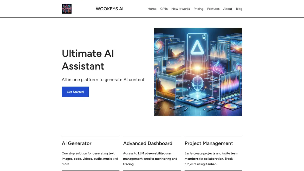 Wookeys Ai website screenshot
