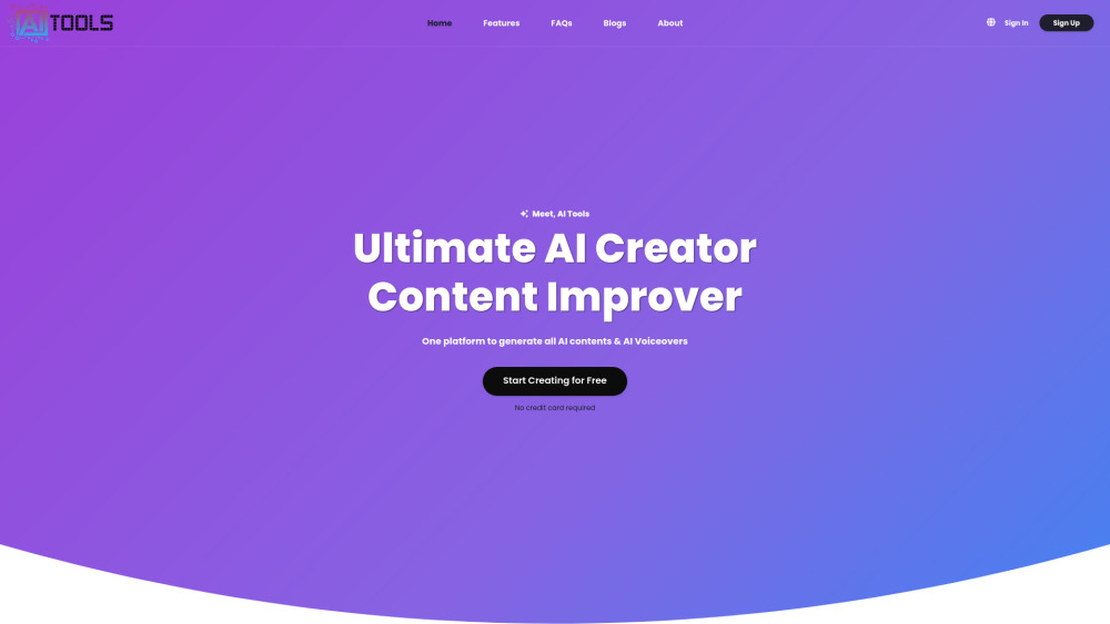 Aitools Ge website screenshot