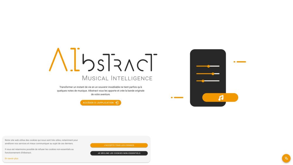 A website screenshot