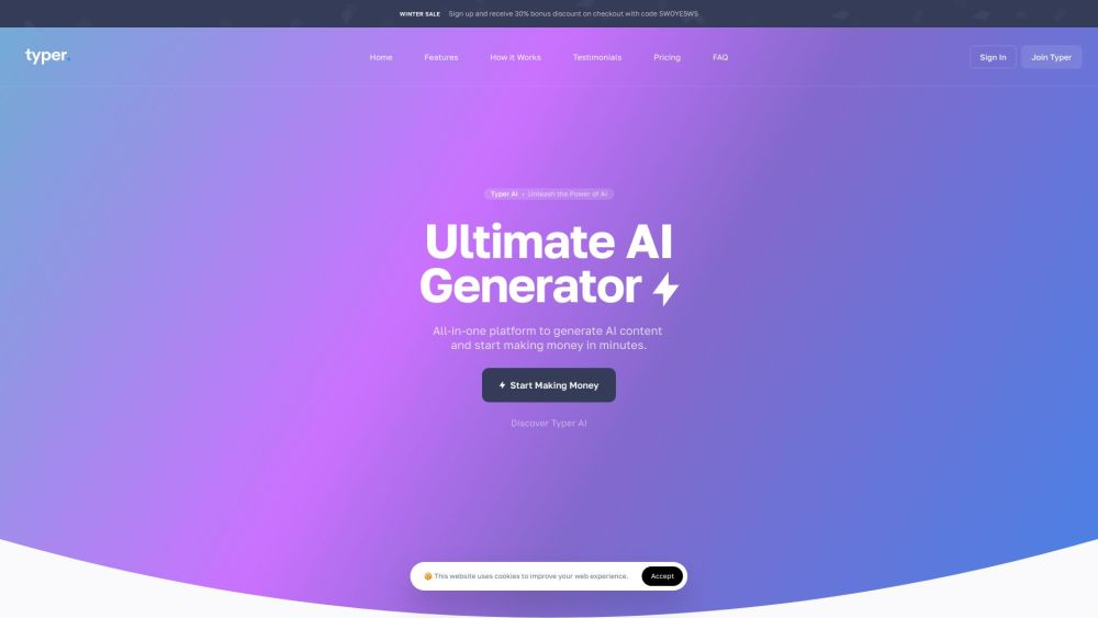 Typerrr Com website screenshot