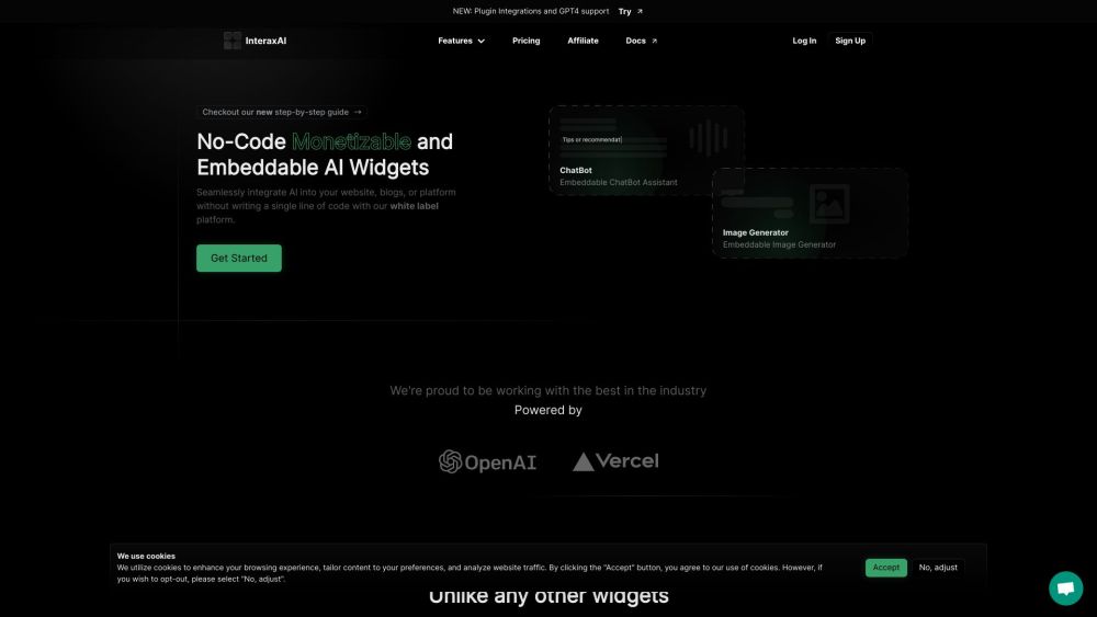 Interaxai website screenshot