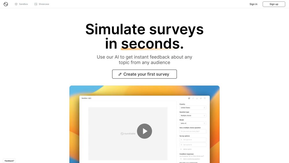 Roundtable website screenshot