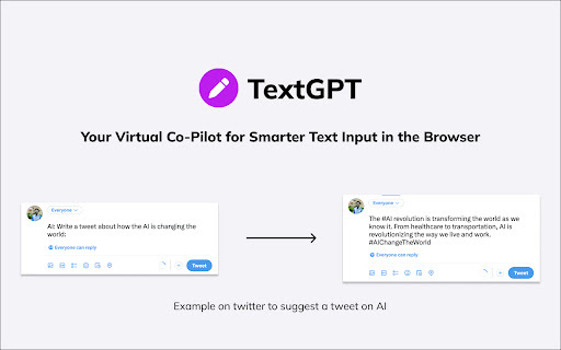 Textgpt Smarter Text Input By Openai website screenshot