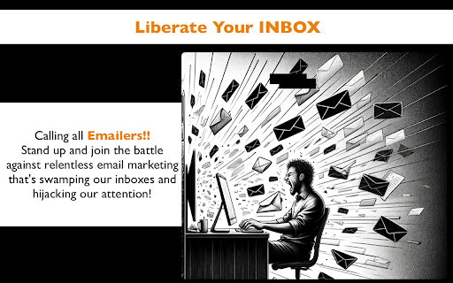 Inboxinsurgence Liberate Your Inbox website screenshot