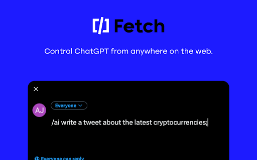 Fetch website screenshot