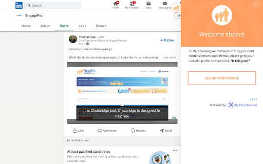 Engagepro website screenshot