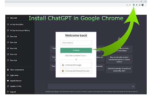 Gpt Login website screenshot
